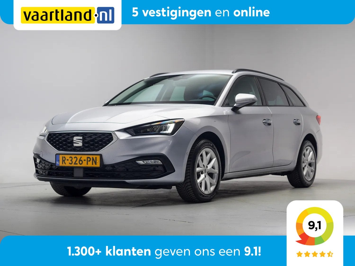 SEAT Leon Sportstourer 1.0 TSI Style Business Intense [ Came, Auto's, Seat, Gebruikt, Leon, Origineel Nederlands, Handgeschakeld