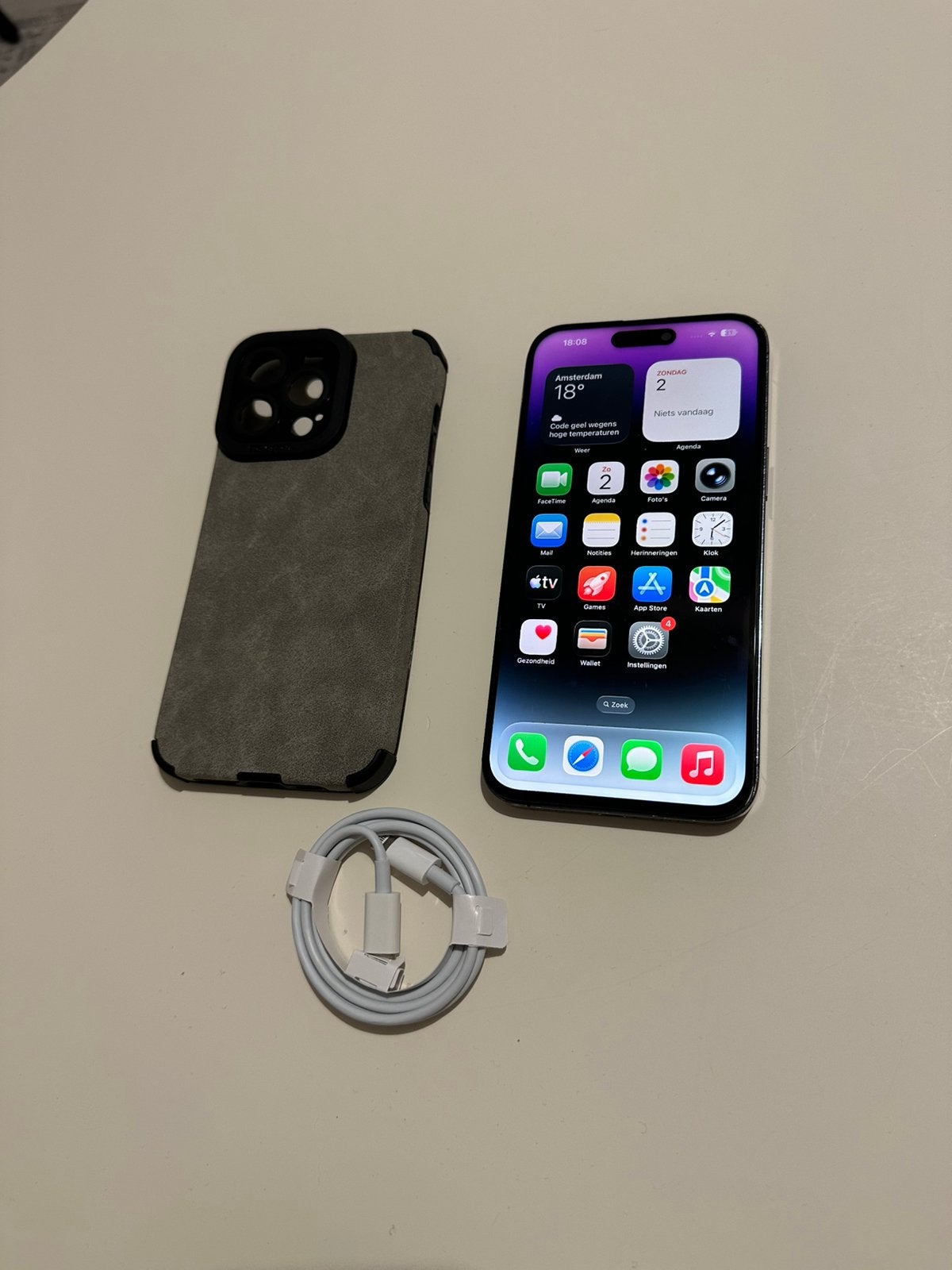 Iphone 14 Pro Max 256GB | Werkt maar Reparatie nodig, Telecommunicatie, 256 GB, Zwart, Ophalen of Verzenden, Zo goed als nieuw