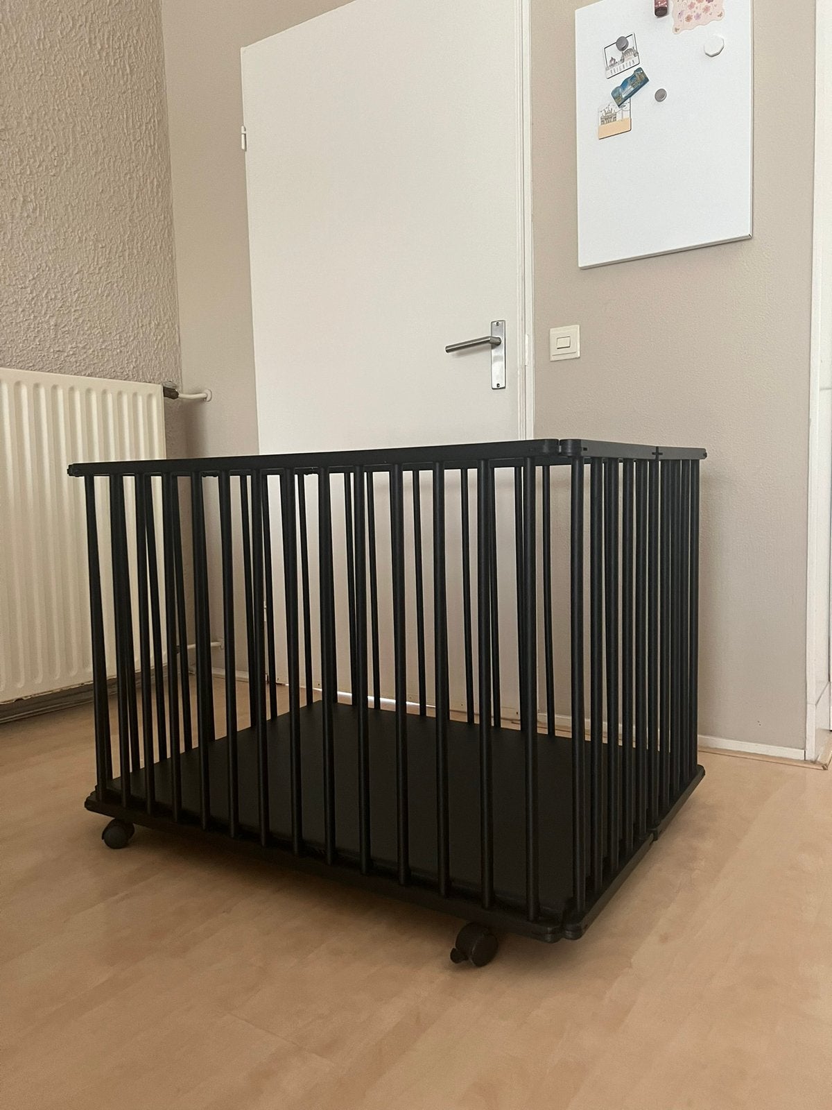 Zwarte meegroei box- inklapbaar!, Kinderen en Baby's, Boxen, Ophalen, Zo goed als nieuw