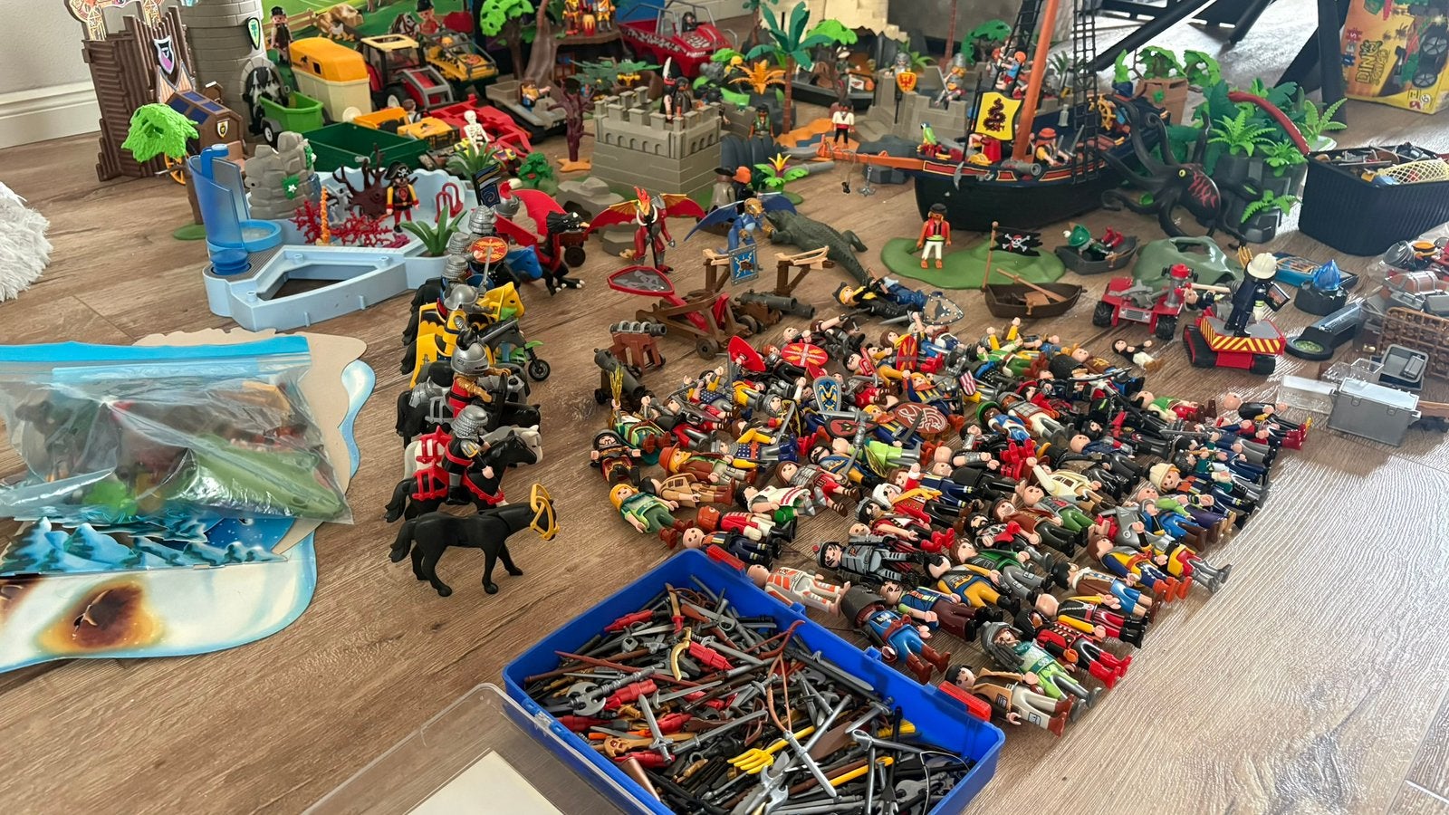 Gigantische partij Playmobil, Ophalen, Gebruikt