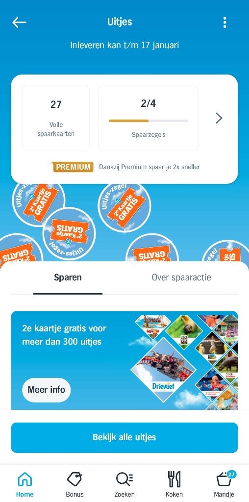 AH dagje uitzegels, Albert Heijn, Ophalen of Verzenden