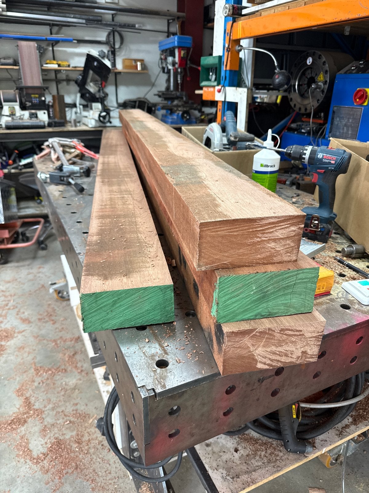 Meranti Hout Balken - Diverse Lengtes (Ruw), Gebruikt, Ophalen of Verzenden, 250 tot 300 cm, 50 mm of meer