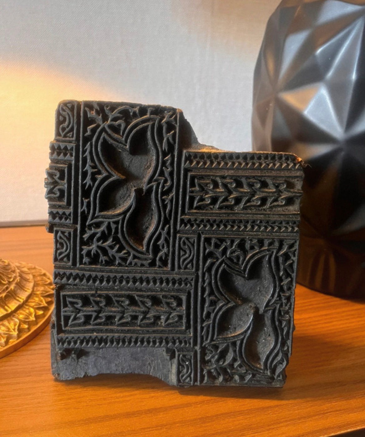 Baitk stempels, Antiek en Kunst, Ophalen of Verzenden, Handgemaakt, Hout, Bruin