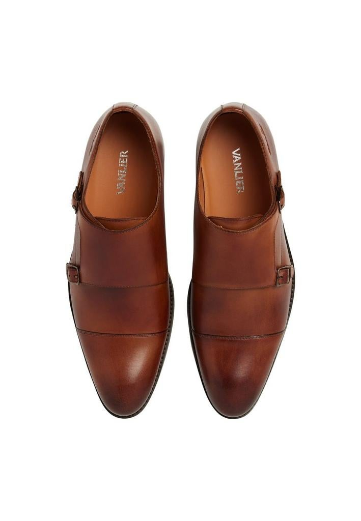 Van Lier Vienna cognac lederen heren gespschoenen maat 44, Overige kleuren, Van Lier, Nieuw, Ophalen of Verzenden