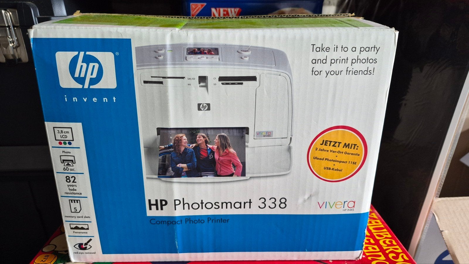 HP Photosmart 338 Compacte Fotoprinter - Nieuw in doos, Computers en Software, Printers, Fotoprinter, Inkjetprinter, Ophalen of Verzenden