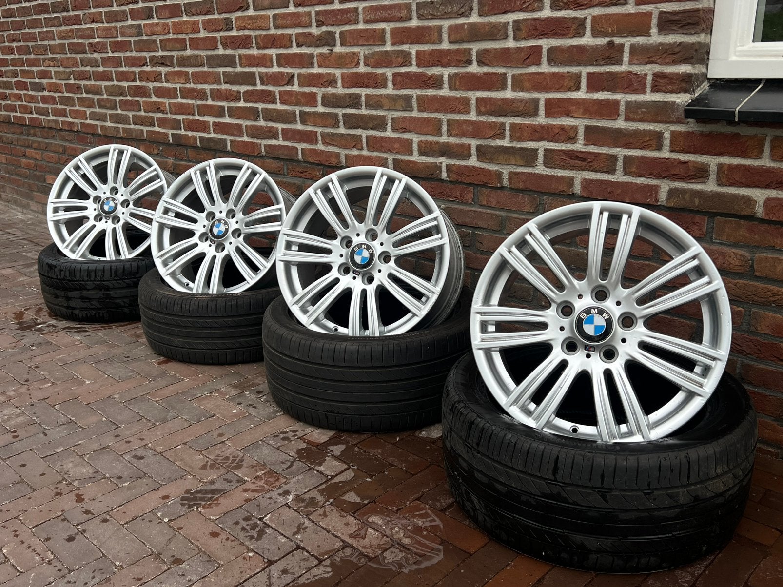 Bmw 17” inch velgenset/wielenset styling 383M, Auto-onderdelen, Banden en Velgen, Ophalen, Banden en Velgen, 17 inch, Personenwagen