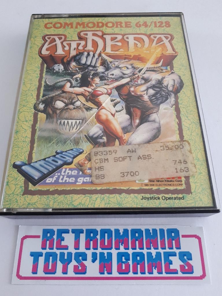 commodore 64/128 game - athena (tape), Avontuur en Actie, -, Verzenden, -