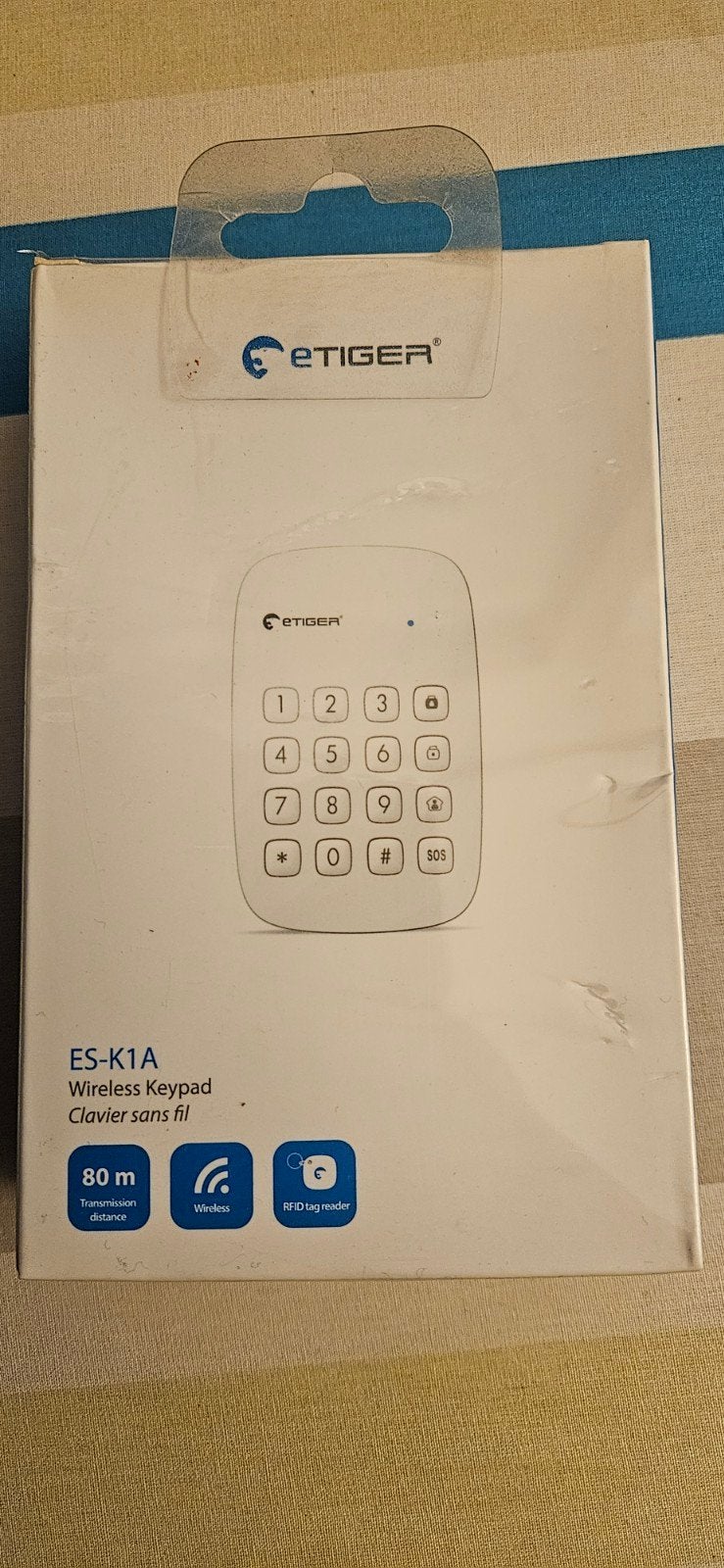 Etiger alarmsysteem draadloos toetsenbord ES-K1A, Doe-het-zelf en Verbouw, Alarmsystemen, Ophalen of Verzenden, Nieuw, Overige typen