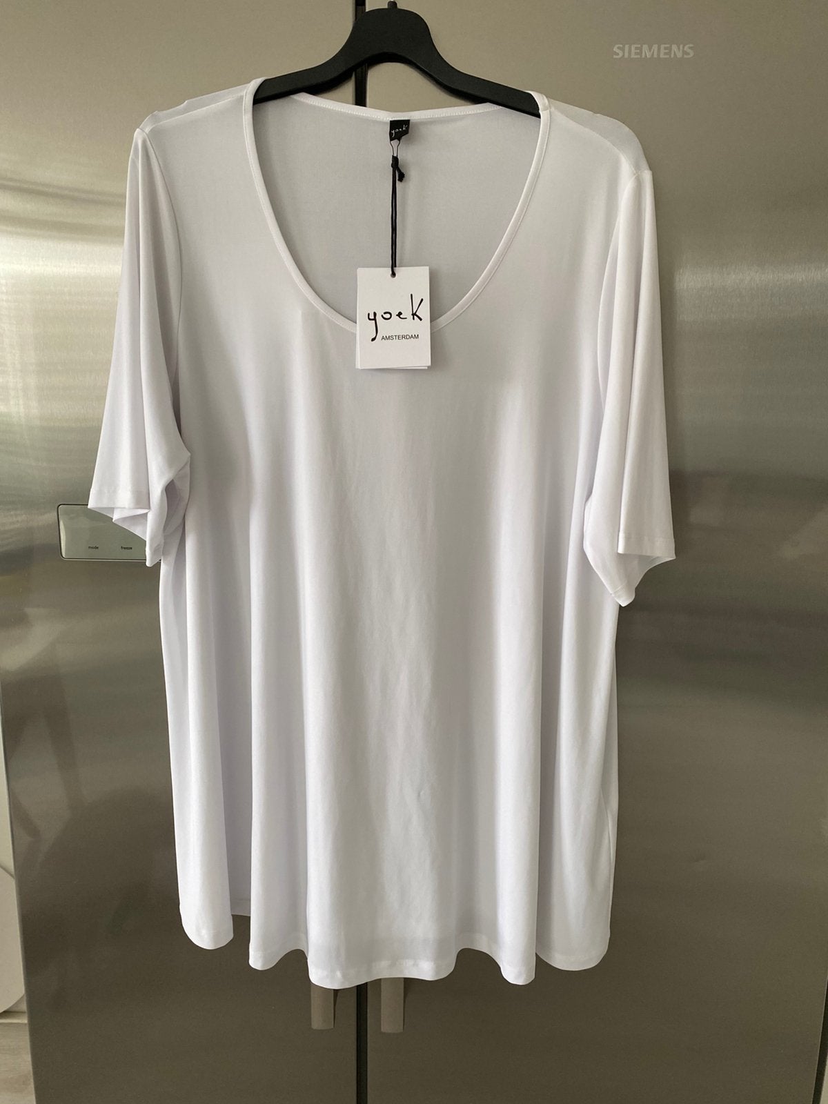 Yoek tuniek maat xxl 54/56, Kleding | Dames, Verzenden, Zo goed als nieuw, Wit, Blouse of Tuniek