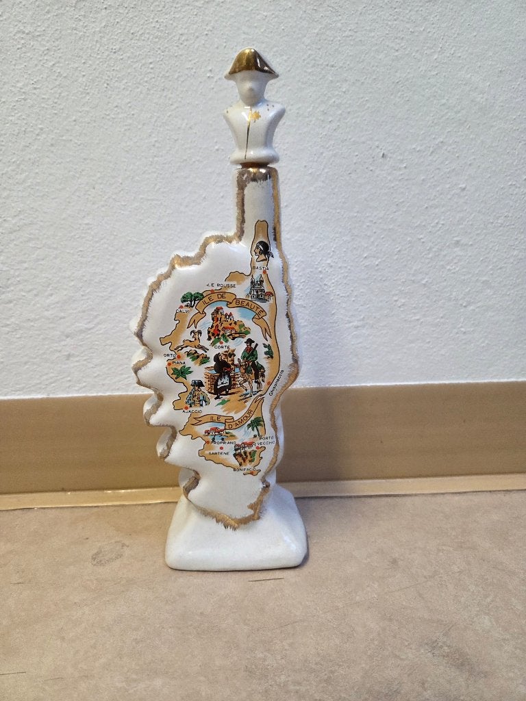 Porseleinen Corsica Napoleon fles 25,-, Antiek en Kunst, Ophalen