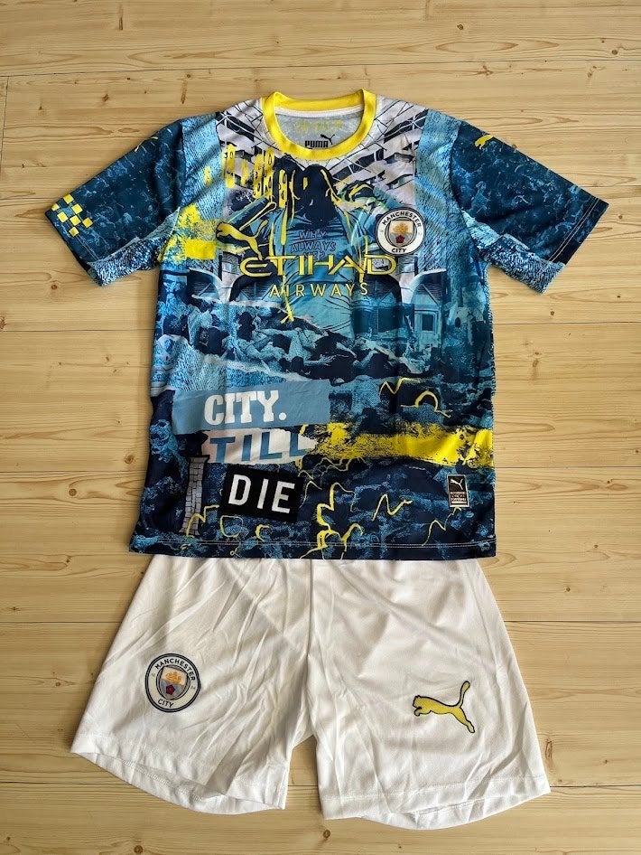 Haaland Manchester city tenue, Verzenden, Zo goed als nieuw, Jongen of Meisje, Sport- of Zwemkleding