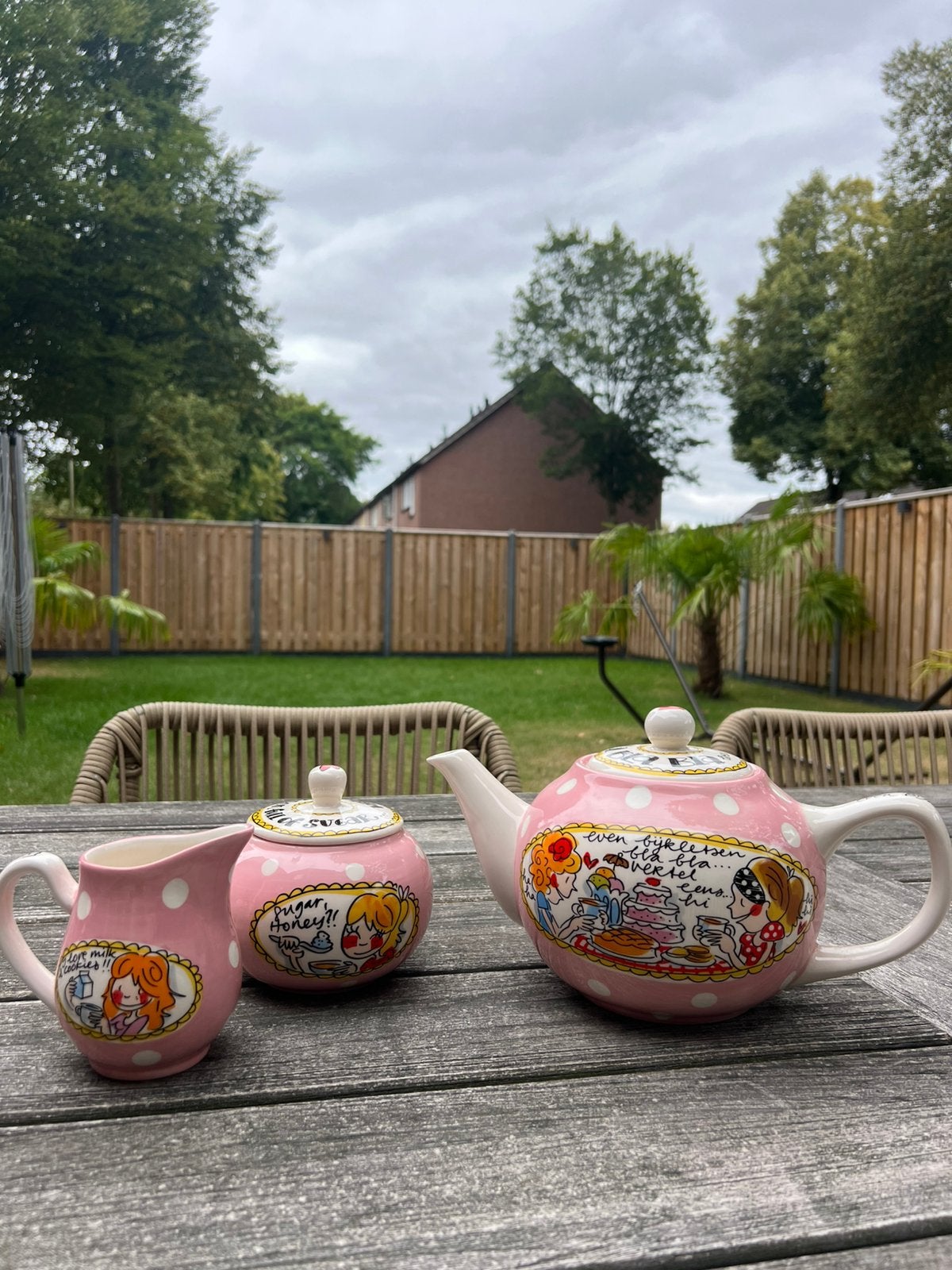 Theepot set Blond Amsterdam, Huis en Inrichting, Ophalen, Overige materialen, Zo goed als nieuw, Theepot