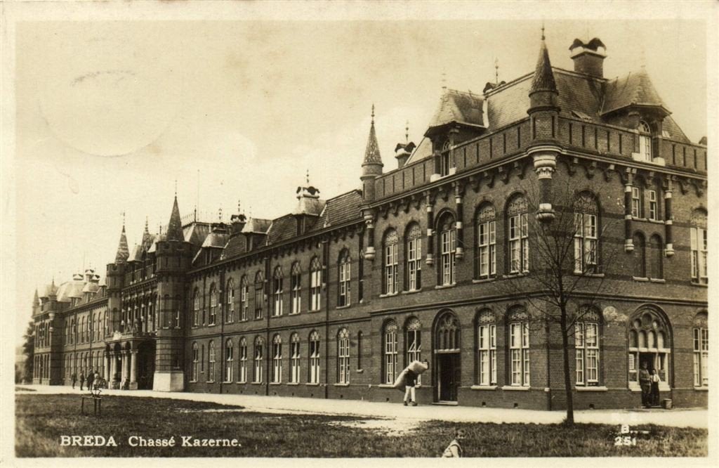 Breda Chasse Kazerne. - 1930 gelopen, Verzenden, 1920 tot 1940, Gelopen, Noord-Brabant
