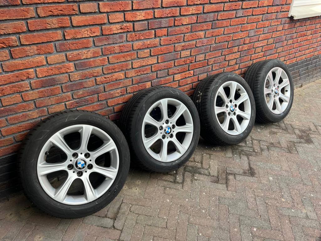 BMW Lichtmetalen Velgen 17 inch incl. Vredestein Zomerbanden, Auto-onderdelen, Banden en Velgen, Ophalen, Gebruikt, Banden en Velgen