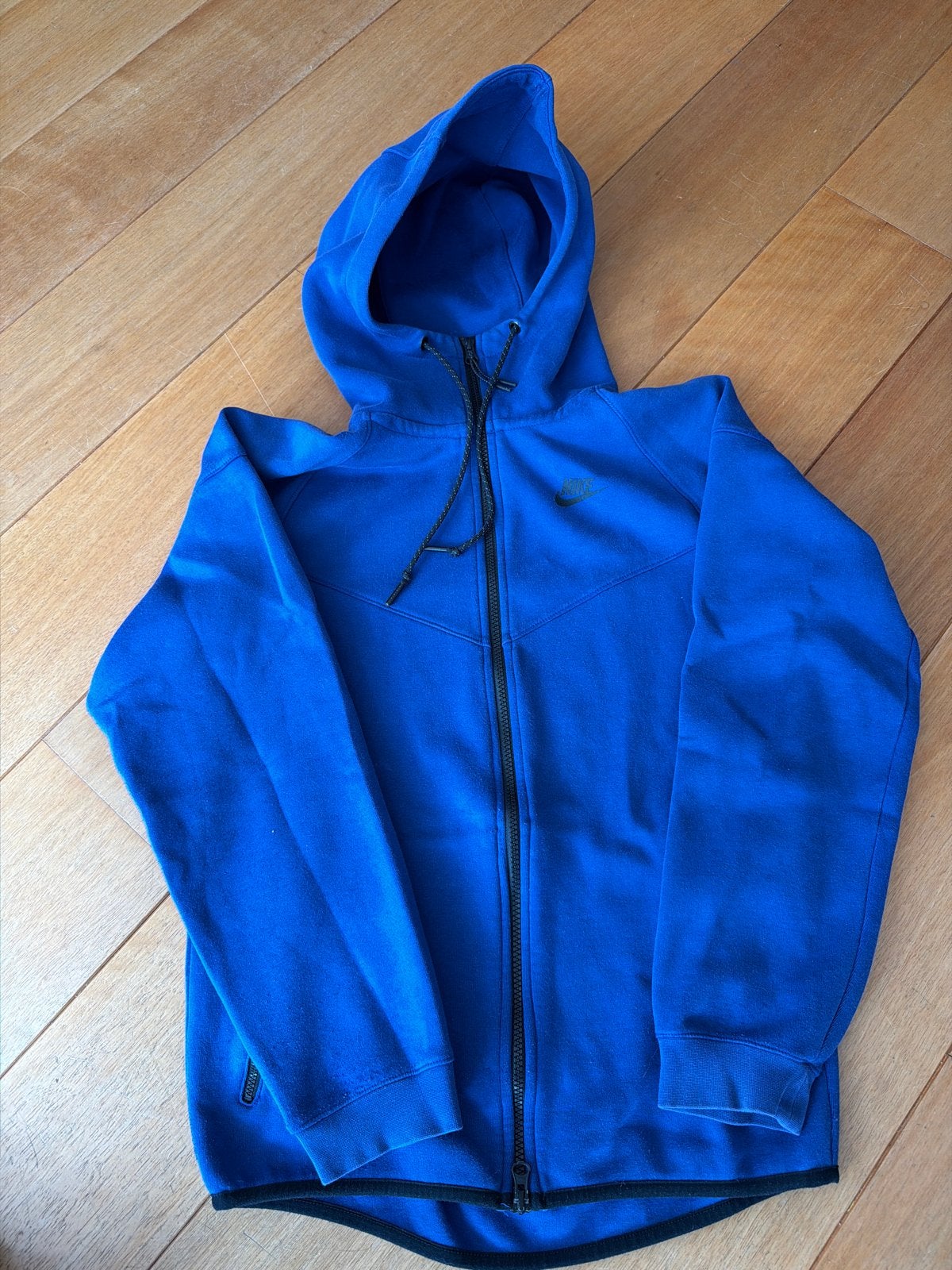 Nike Tech Fleece Hoodie - Blauw, Kleding | Heren, Ophalen of Verzenden, Gedragen, Overige maten, Blauw
