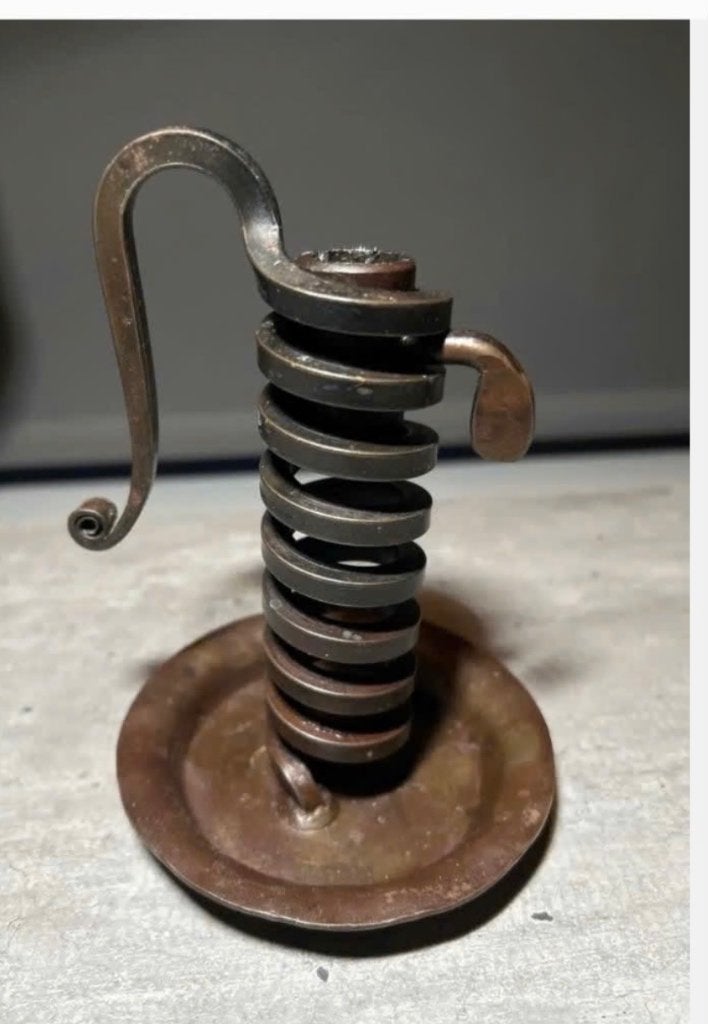 Originele “Rat de Cave” Antieke franse Kaarsenstandaard, Ophalen of Verzenden, X, X, X