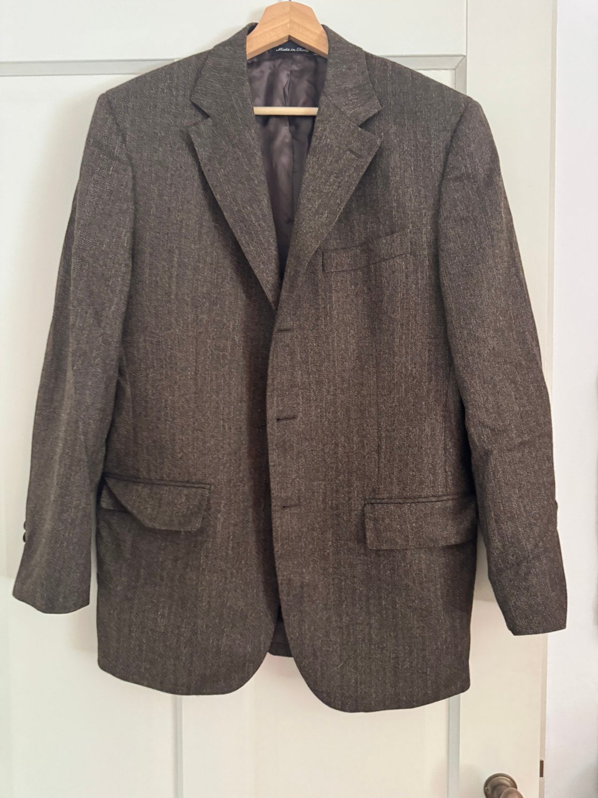 Faconnable tweed colbert maat 50 bruin, Ophalen of Verzenden, Zo goed als nieuw, Maat 48/50 (M), Bruin