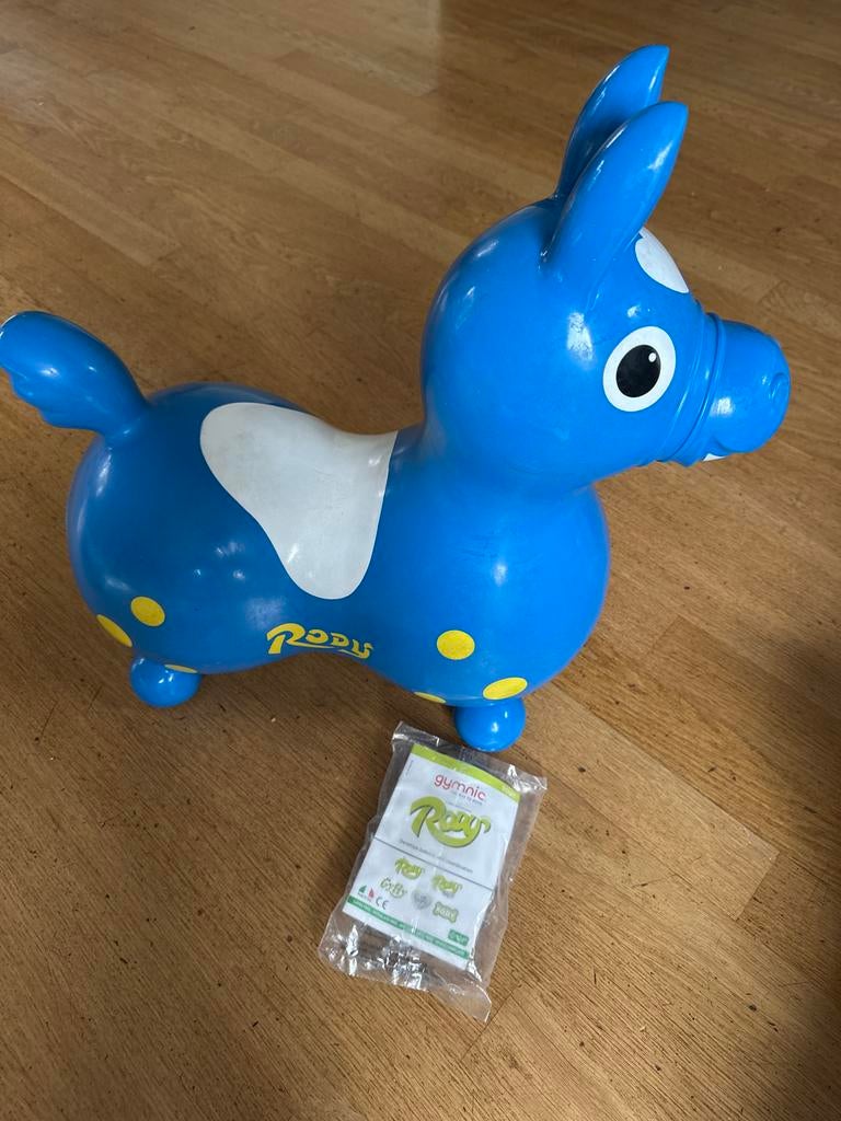 Blauwe Rody opblaaspaard, Ophalen, Gebruikt, Jongen of Meisje