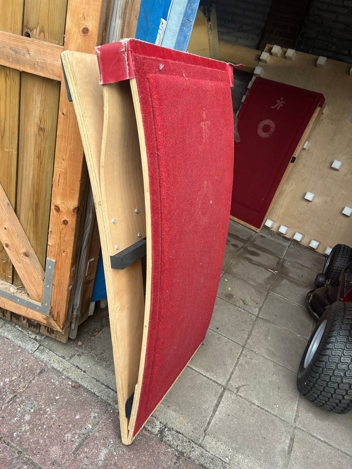 Rode springplank jansen en fritsen, Ophalen, Gebruikt