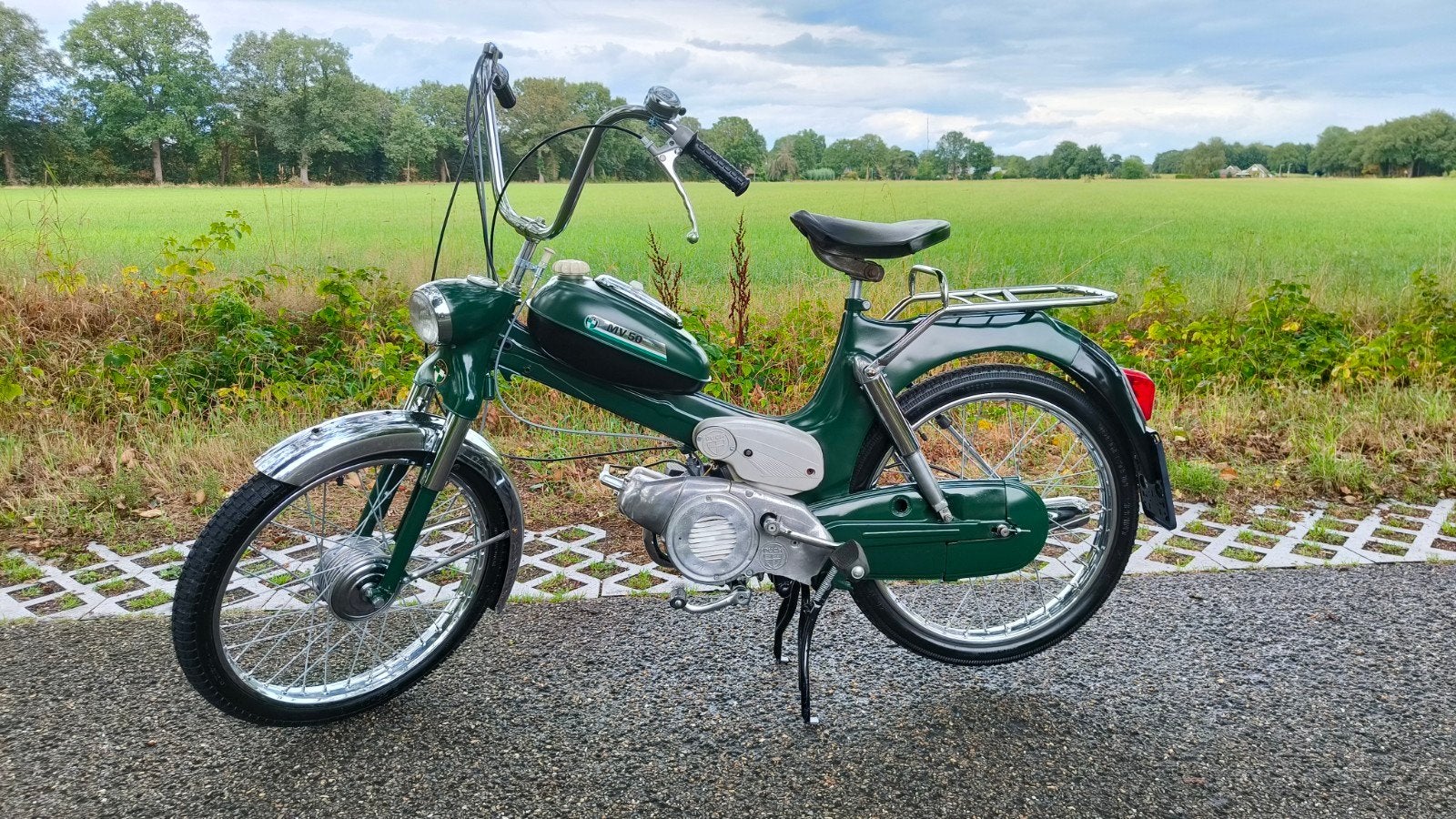 Puch MV50 1972 Origineel - Diepgroen & Gerestaureerd, Fietsen en Brommers, Brommers | Puch, Ophalen, Overige modellen, Maximaal 45 km/u