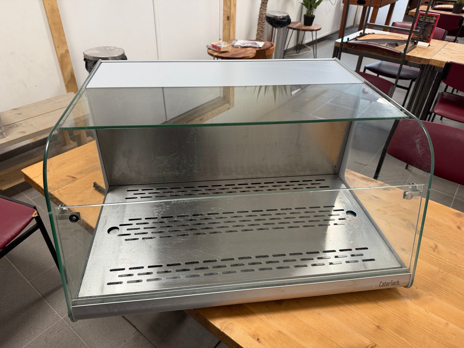 CaterTech Gekoelde Vitrine CTV 40 - Perfect voor Horeca, Ophalen of Verzenden, Gebruikt, Koelen en Vriezen