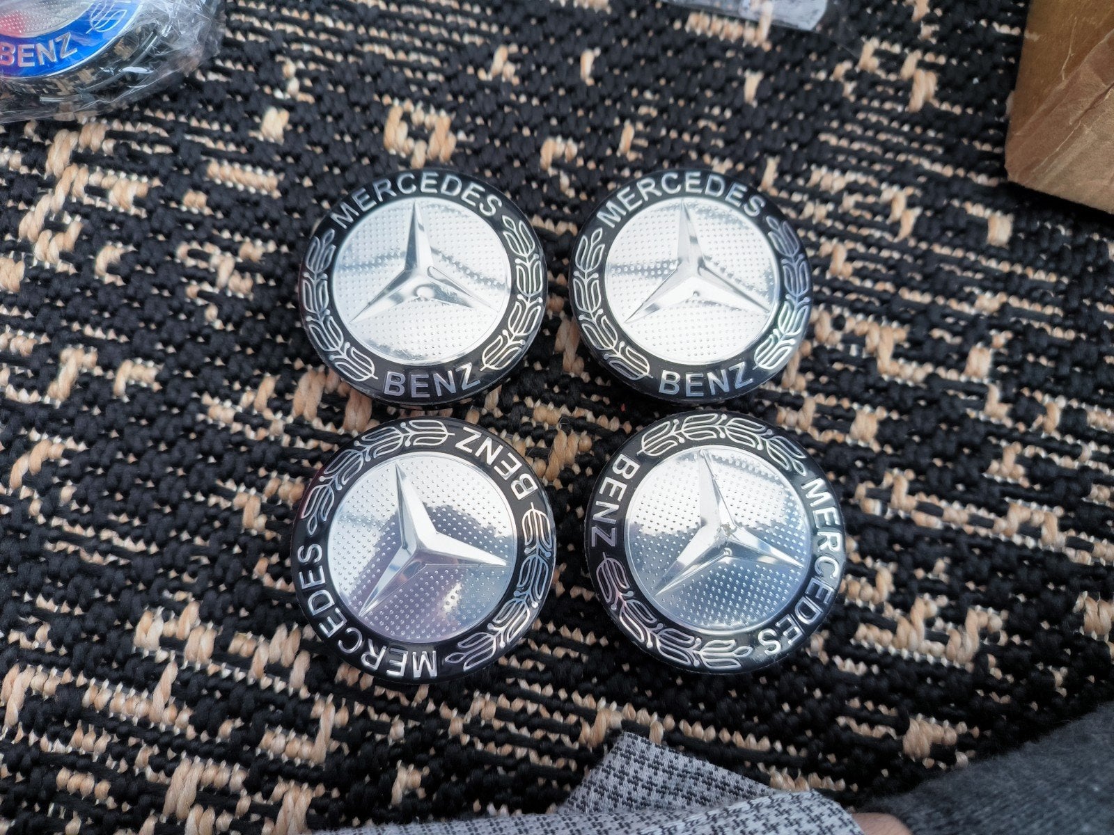 Mercedes-Benz Naafkappen Naafdoppen Velgen, Auto diversen, Ophalen of Verzenden, Nieuw