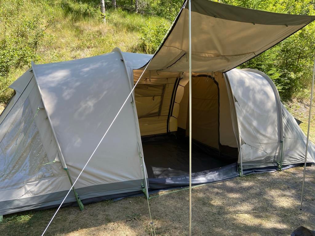 Nomad Touarec V Air tunneltent - Ruim en comfortabel, Caravans en Kamperen, Tenten, Ophalen of Verzenden, Gebruikt, Tot en met 5