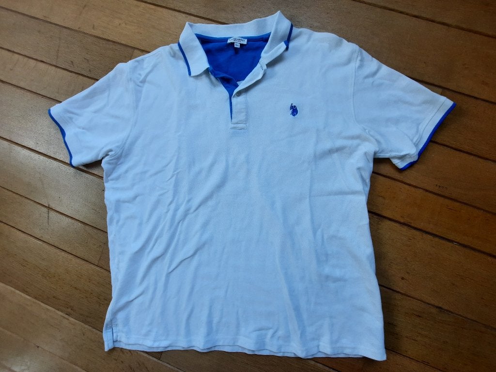 U.S.POLOASSN. polo t- shirt wit maat 3XL, Wit, U.S.POLOASSN. Since 1890, Overige maten, Ophalen of Verzenden