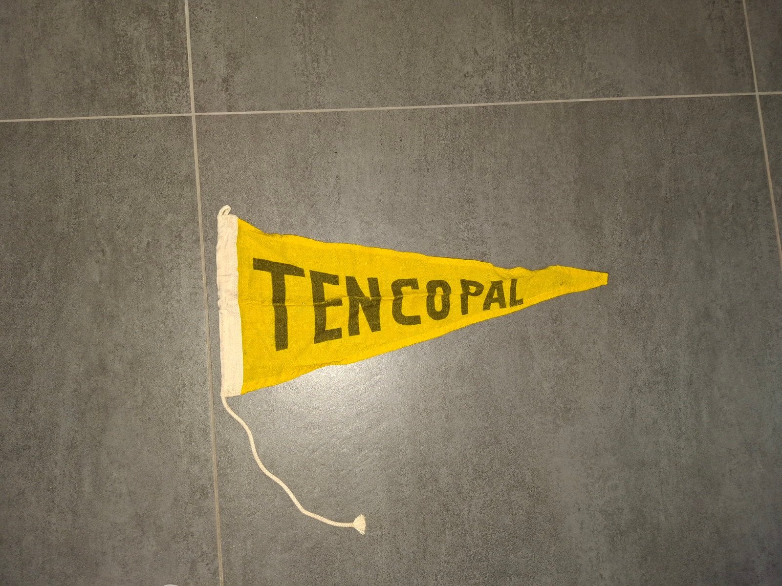 tencopal vlag, Ophalen of Verzenden, Zo goed als nieuw, Reclamebord