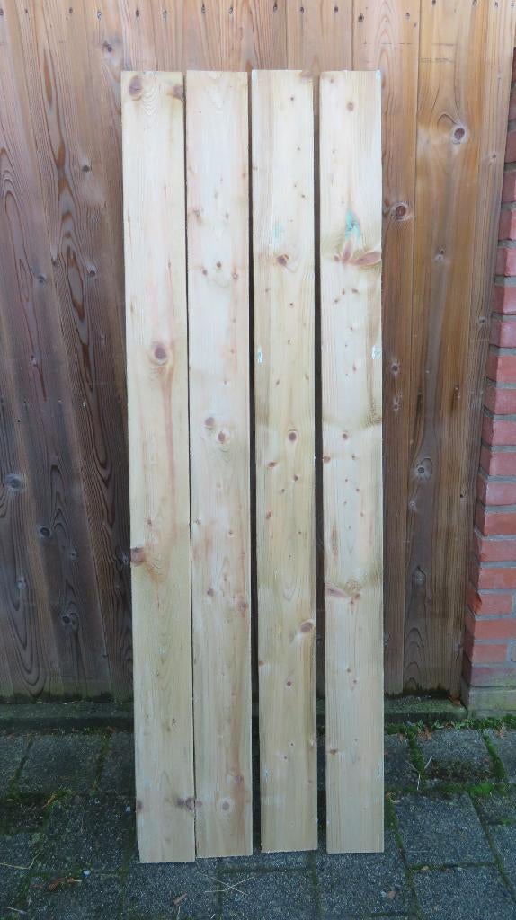 Schuttingplanken, Tuin en Terras, Ophalen, 1 tot 2 meter, Minder dan 3 meter, Zo goed als nieuw