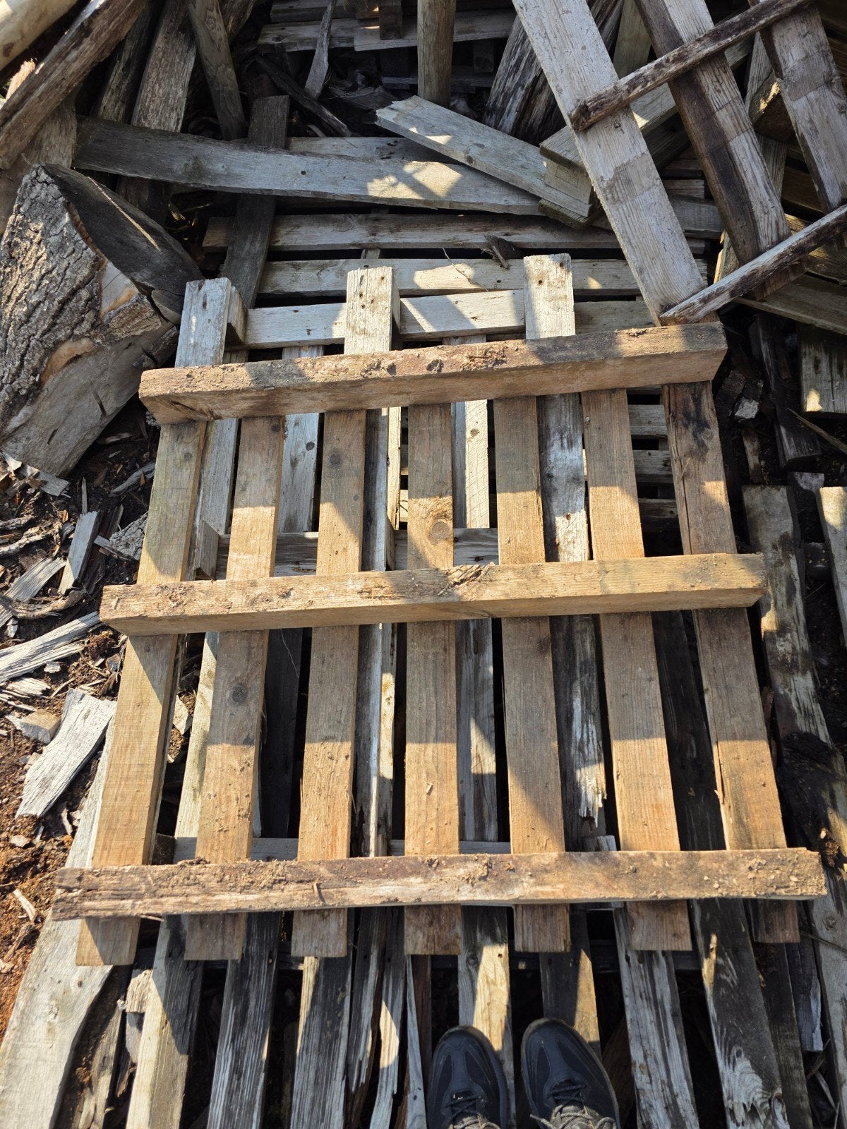 Pallets €1 p/st, Tuin en Terras, Tuinhekken en Hekwerk, Ophalen, Gebruikt, Hout, Overige typen
