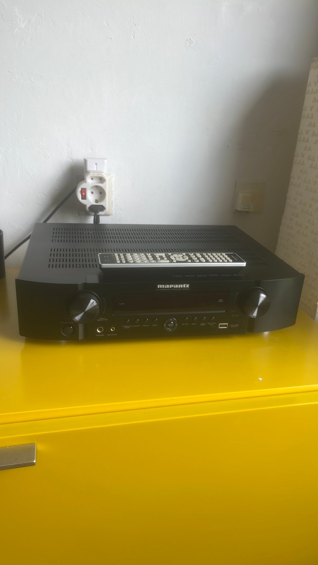 Marantz NR1602 AV receiver, AirPlay evt met BT receiver, Marantz, Gebruikt, Ophalen of Verzenden, 60 tot 120 watt