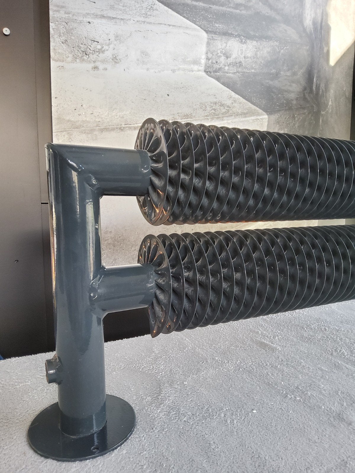 DRL industriële ribbenbuisradiator. Nieuw., Doe-het-zelf en Verbouw, Ophalen, Radiator, Nieuw, Minder dan 60 cm