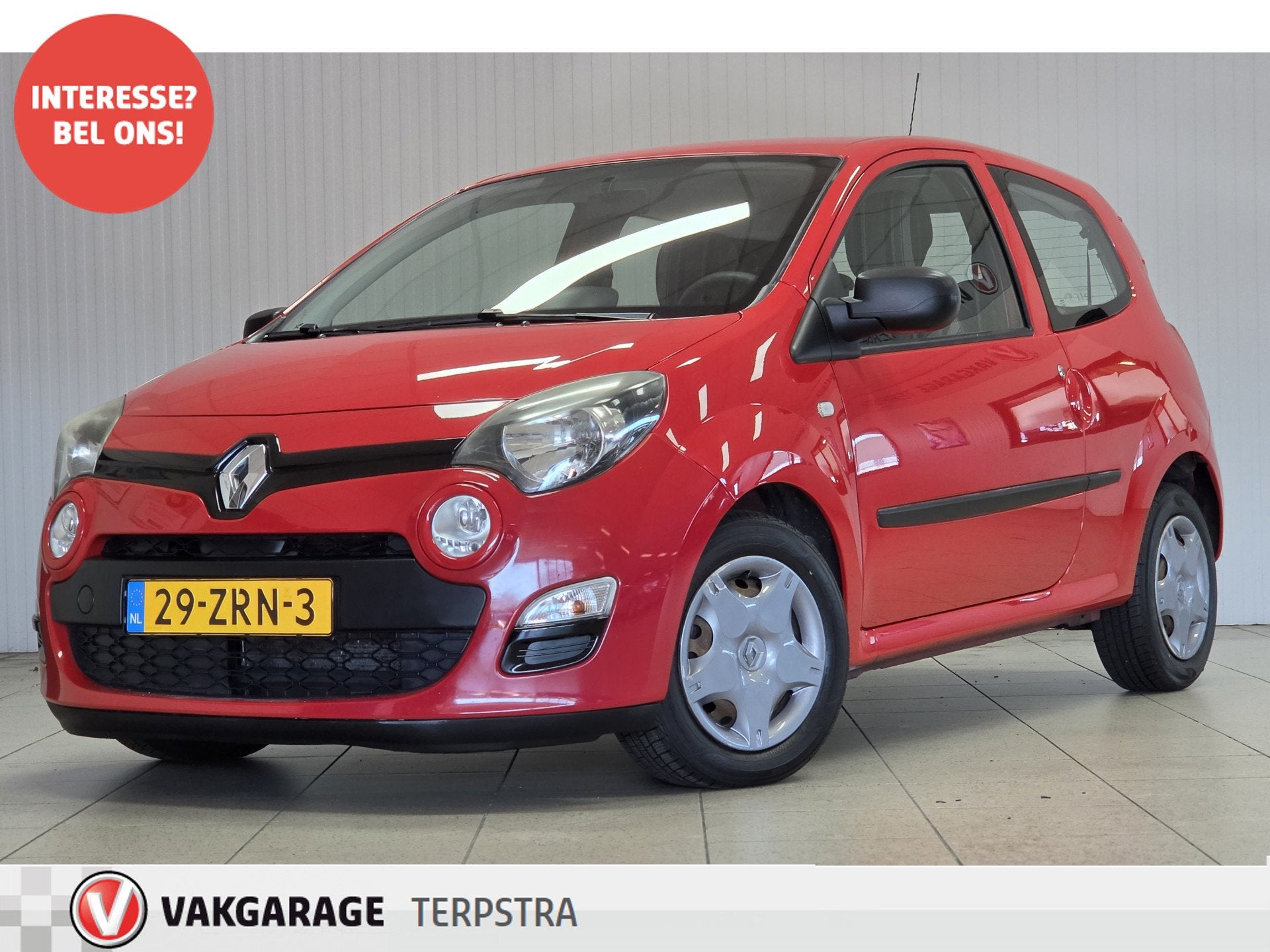 Renault Twingo 1.2 16V Authentique/ D-Riem verv: 211.000 KM!, Auto's, Voorwielaandrijving, Gebruikt, Zwart, 4 cilinders