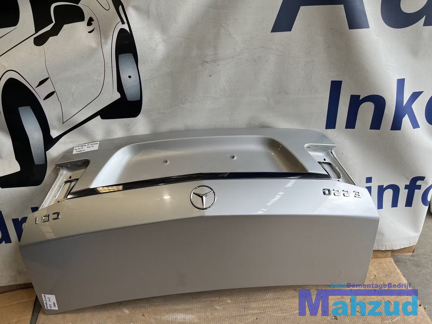 MERCEDES E KLASSE W212 Grijs achterklep compleet 2009-2016, Gebruikt, Mercedes-Benz AG, Deur, Mercedes-Benz