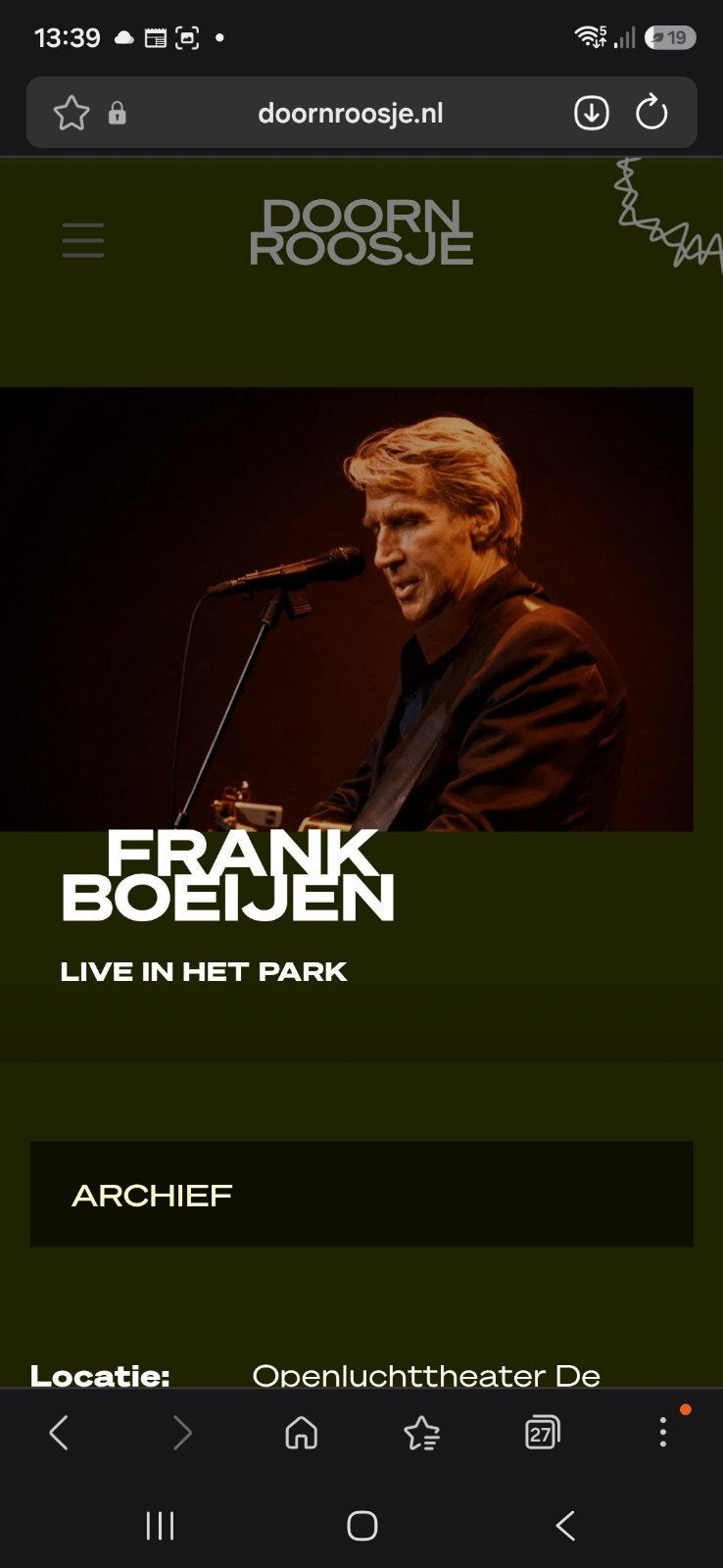 Frank boeien tickets vanavond!!, Drie personen of meer