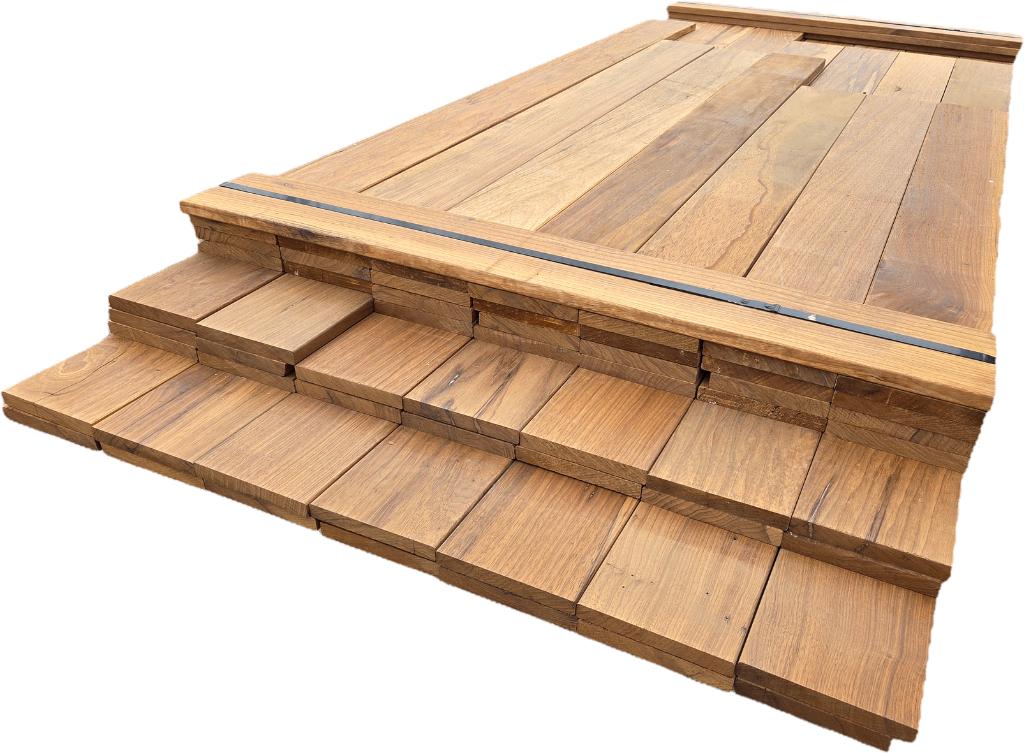 Hardhouten planken  Geschaafd 1.8x14.0 cm  - nr: HP34