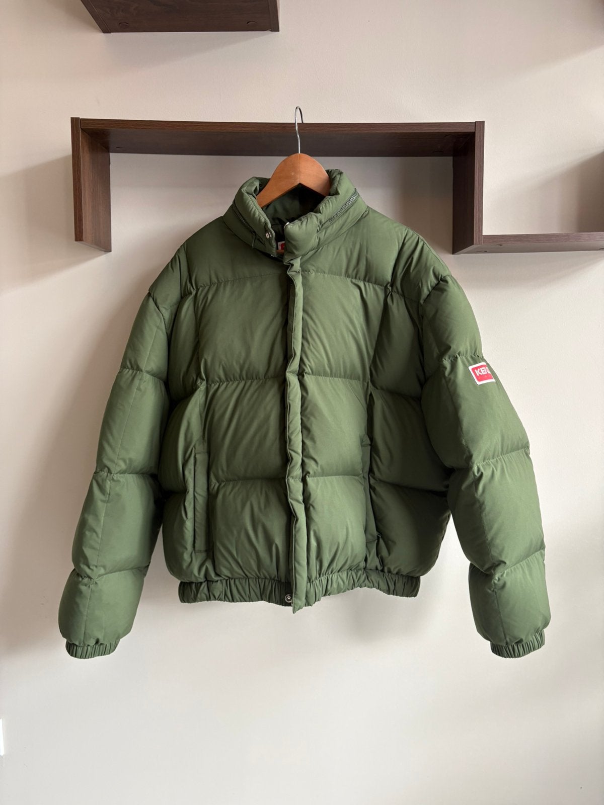 Gewatteerde winterjas van Kenzo - Maat L, Kleding | Heren, Jassen | Winter, Ophalen of Verzenden, Zo goed als nieuw