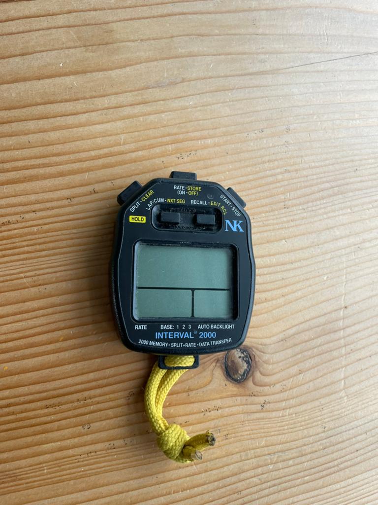 Nielsen Kellerman interval 2000 stopwatch, Ophalen of Verzenden, Gebruikt