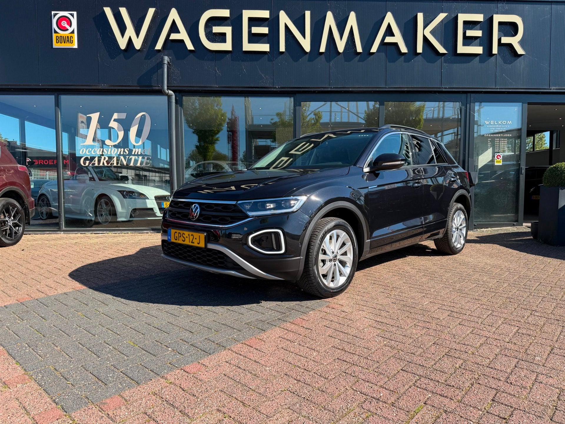 Volkswagen T-ROC 1.5 TSI Oranje Editi AUT|ACC|Camera|CARPLAY, Auto's, Volkswagen, 12 maanden, Stof, Euro 6, Zwart