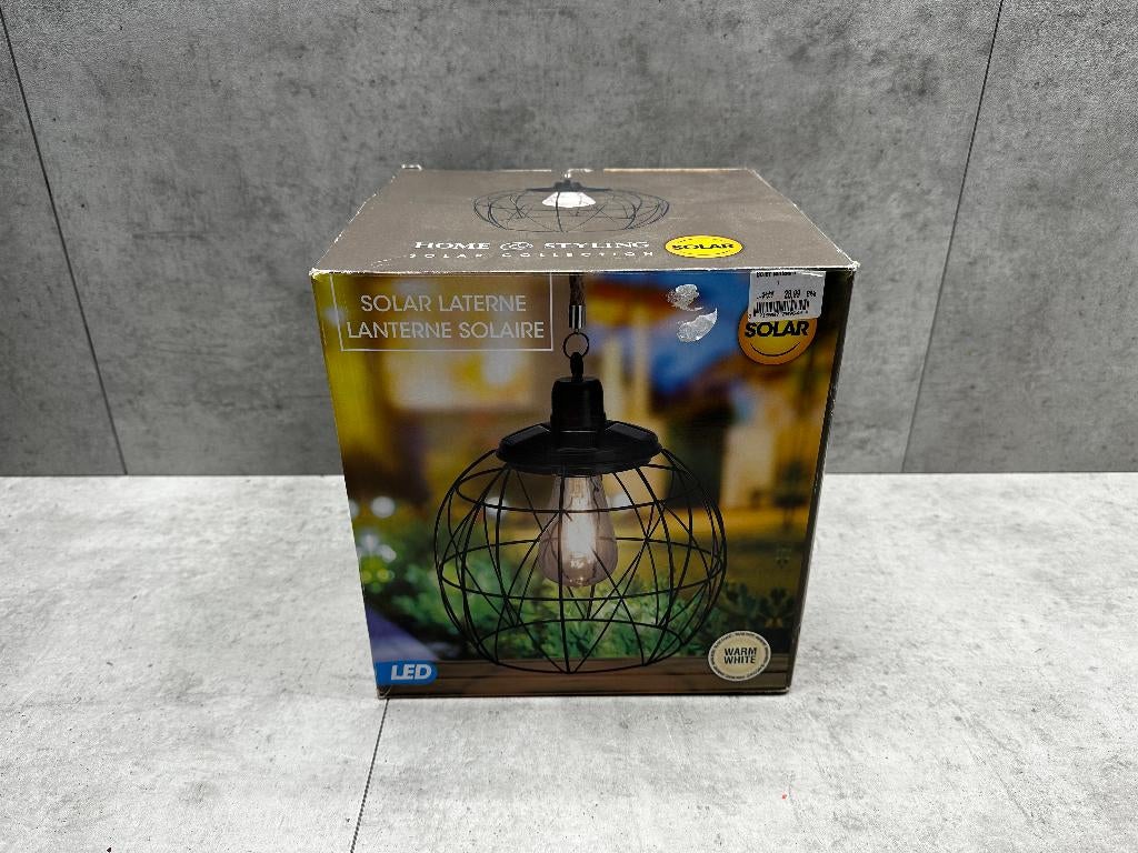 Home Styling Solar lantaarn - NIEUW - 11082, Ophalen of Verzenden, Nieuw
