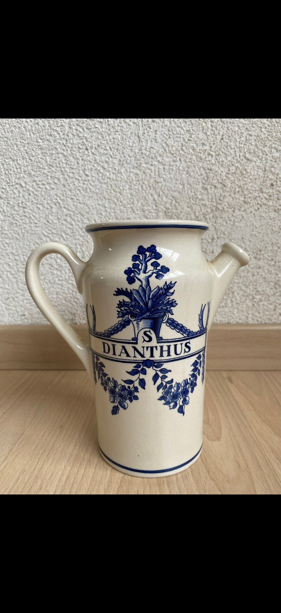 Vintage Dynadro Unicum 84 Flora Kan met Dianthus decor, Ophalen