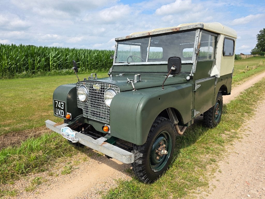 Land Rover SERIES 1 SERIE 80 INCH 1.6 1950 !!Zeer uniek!!  , Auto's, Trekhaak, 4 cilinders, 1595 cc, Bedrijf