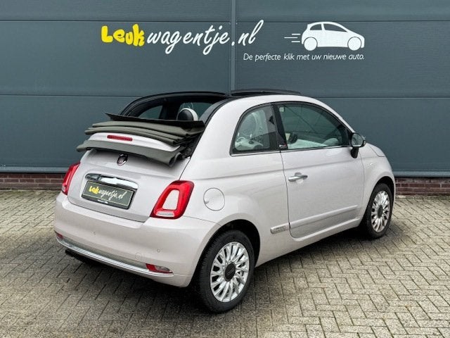 Fiat 500 C 0.9 Turbo Star Cabrio *carplay *climate *cruise, 86 pk, Gebruikt, Zwart, Overige kleuren