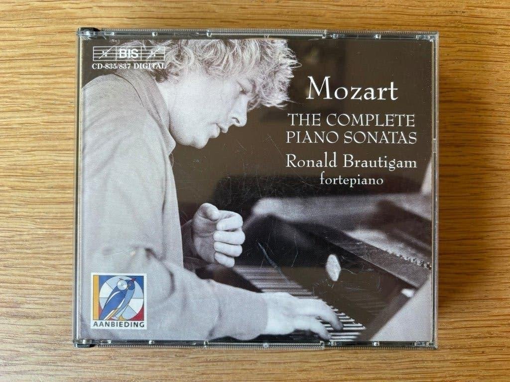 Ronald Brautigam Mozart complete piano sonatas bis 6cd, Ophalen of Verzenden, Classicisme, Zo goed als nieuw, Kamermuziek