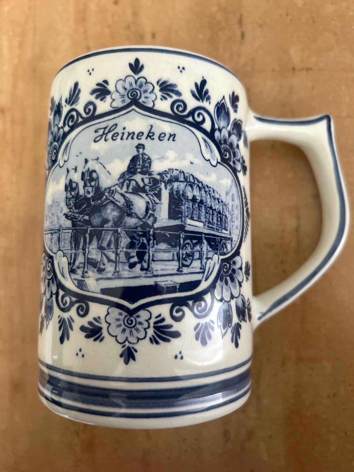 Heineken 't Delfts Huys Delft Blue Handwerk Bierpul, Ophalen