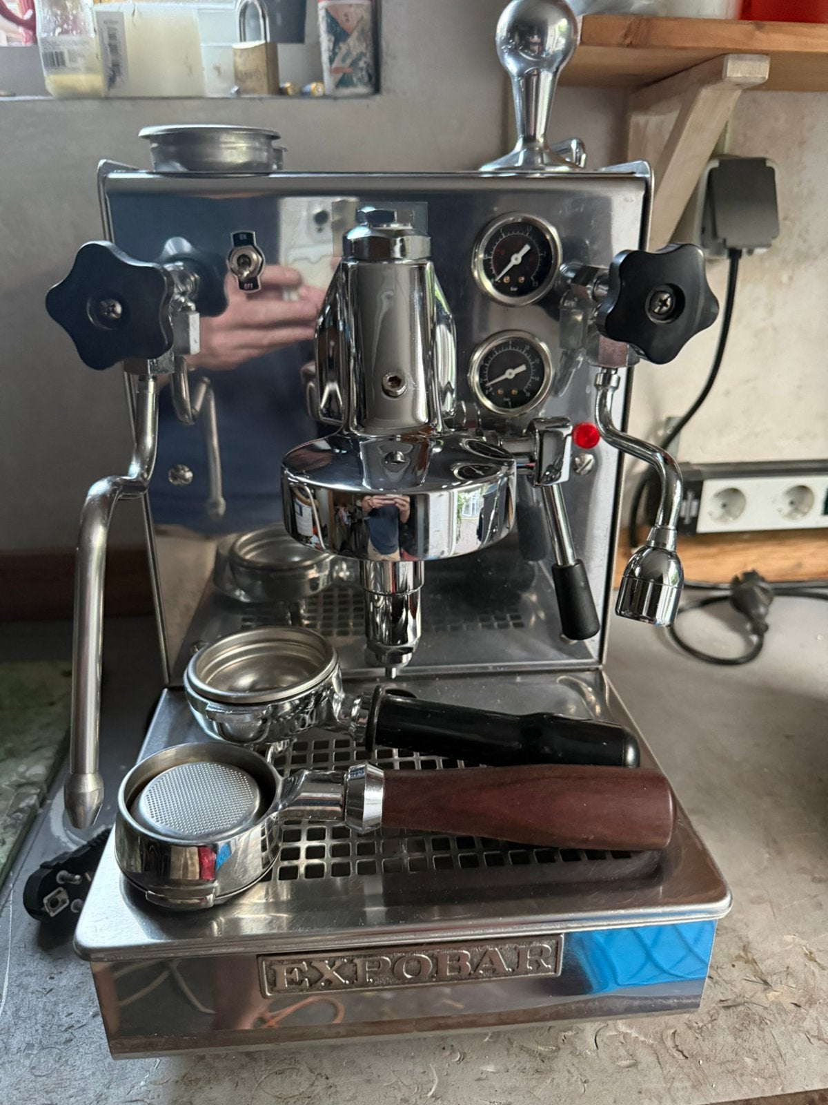 Expobar Leva E61 espressomachine, Witgoed en Apparatuur, Koffiezetapparaten, Ophalen, Gebruikt, Espresso apparaat, Afneembaar waterreservoir