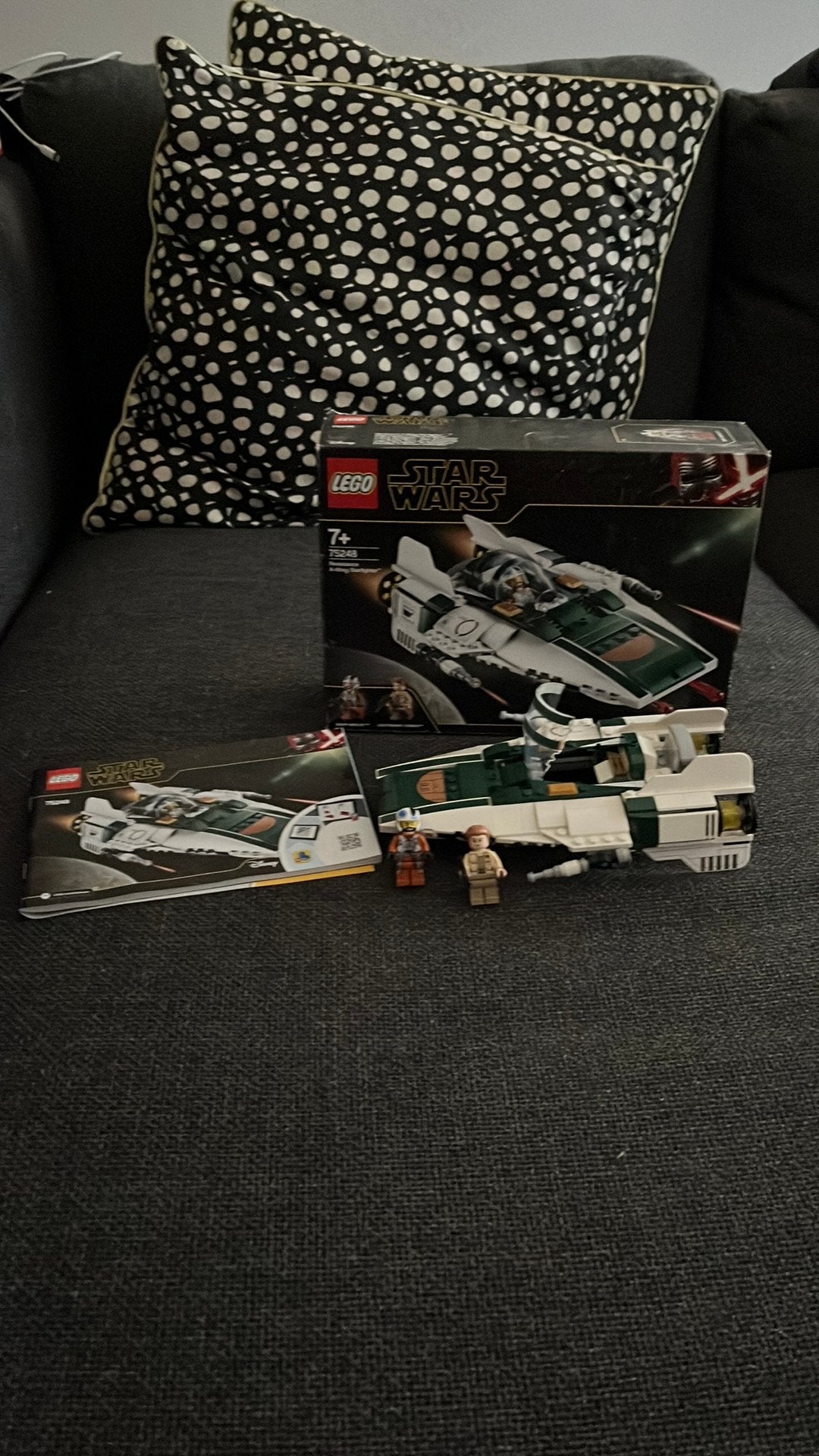 #75248 LEGO Star Wars Resistance A-wing Starfighter, Verzamelen, Ophalen of Verzenden, Zo goed als nieuw