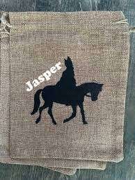 Sinterklaas - Jute cadeau zakje met naam - Per stuk, Diversen, -, -, Nieuw, Ophalen of Verzenden