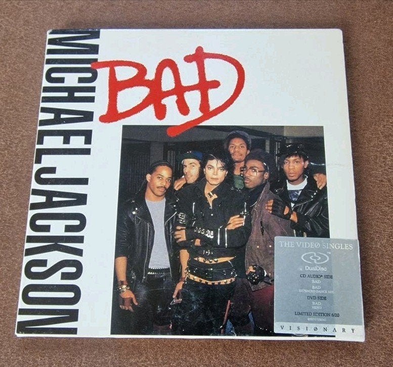 MJ Visionary zeldzame gelimiteerde CD en DVD single, Verzenden, Zo goed als nieuw, Cd of Plaat